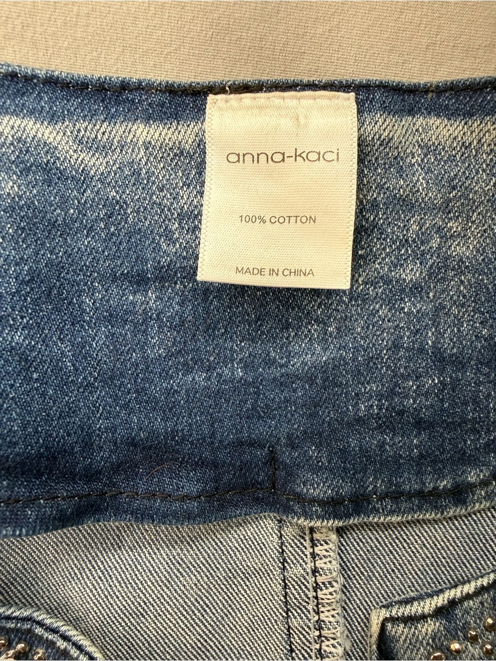 anna-kaci Women's Blue Denim Jean Jacket